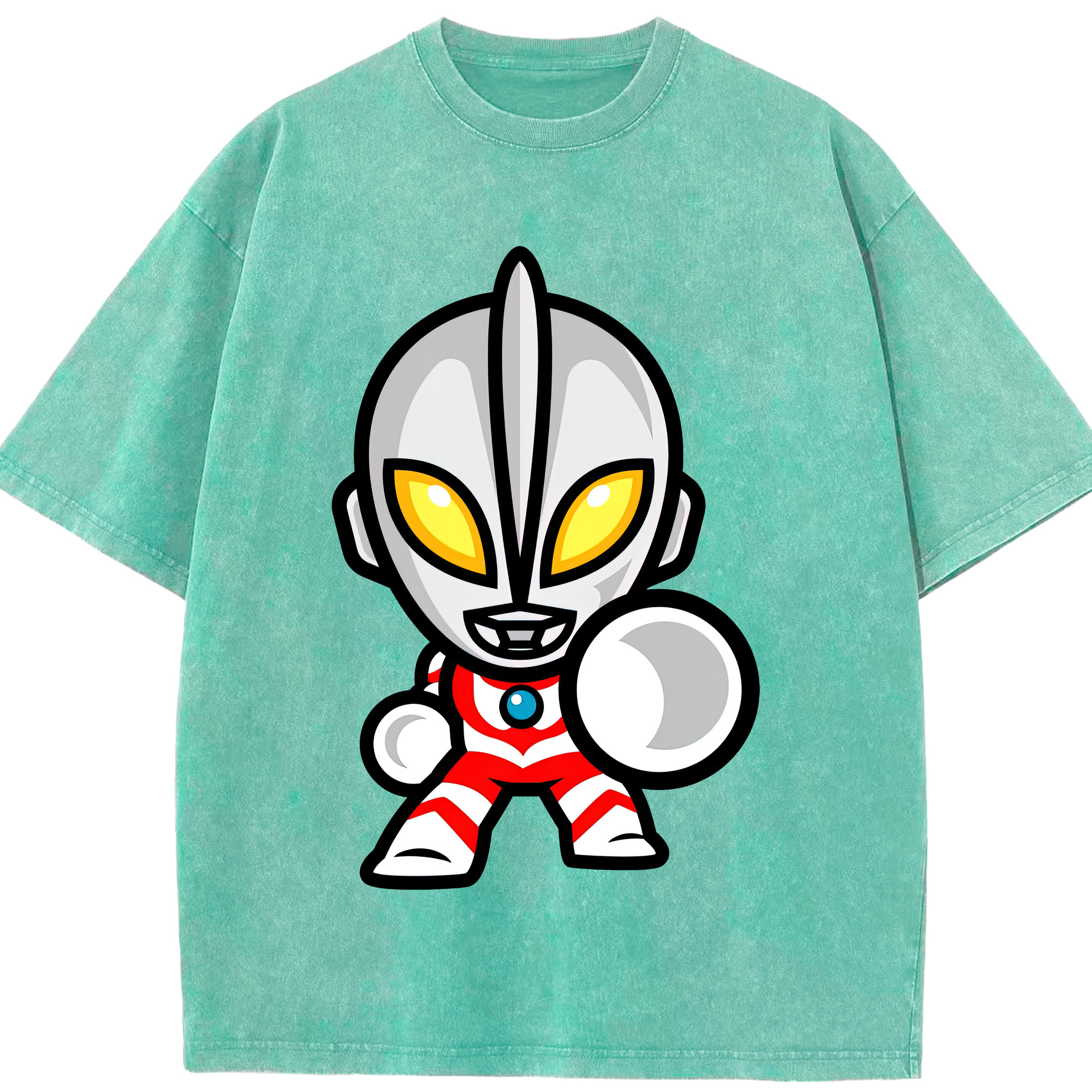 （画像用） ウルトラマン Ultraman 綿100% ヴィンテージ風 半袖Tシャツ（フロントプリント）